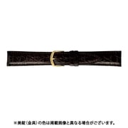 BWB020BP [時計ベルト グレーシャスワニ革 18mm幅 ダークブラウン]