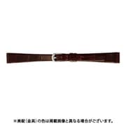 BWB702BF [時計ベルト グレーシャスワニ革 10mm幅 ダークブラウン]