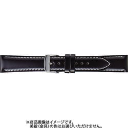 BUB015AP [時計ベルト コードバン 18mm幅 ブラック]