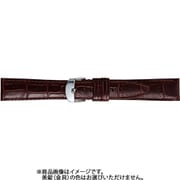 BKB112BW [時計ベルト 牛革型押し 24mm幅 チョコ]