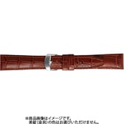 BKB112CU [時計ベルト 牛革型押し 22mm幅 ブラウン]