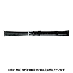 BTB552AJ [時計バンド リザード（トカゲ革） ロングサイズ 13mm ブラック]