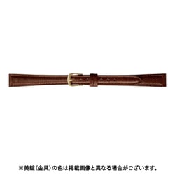 BTB552BL [時計バンド リザード（トカゲ革） ロングサイズ 14mm ブラウン]