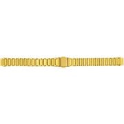 BSBB8850G [時計ベルト 金属バンド メタルベルト ワンタッチブロック 先管幅10mm 本体幅12mm SS ゴールドメッキ]