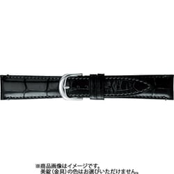 BKB006AS [時計ベルト 牛革 20mm幅 ブラック]