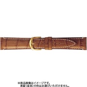 BKB006CR [時計ベルト 牛革型押し 19mm幅 ブラウン]