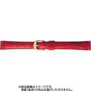 BKB007RI [時計ベルト 牛革型押し 12mm幅 レッド]