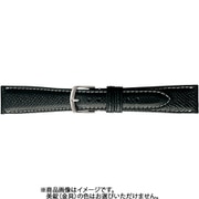 BCB44AN [時計ベルト 牛革型押しシボ 16mm幅 ブラック]