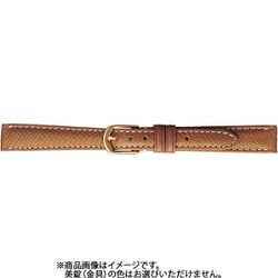 BCB44CL [時計ベルト 牛革型押しシボ 14m ブラウン]