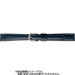 BCB44DL [時計ベルト 牛革型押しシボ 14m ネイビー]
