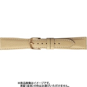 BCB44FN [時計ベルト 牛革型押しシボ 16m ベージュ]