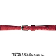 BCB44RL [時計ベルト 牛革型押しシボ 14m レッド]