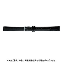 BCB003AI [時計バンド 牛革 ロングサイズ 12mm ブラック]