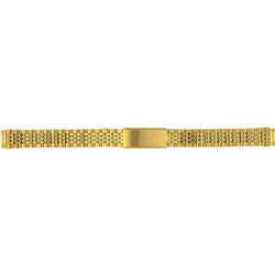 BSBB5510G [時計ベルト メタルベルト 三折りブロック 先管幅10mm 本体幅11mm SS ゴールドメッキ]