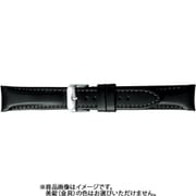 BCB99AP [時計ベルト 牛革 18mm幅 甲丸 ブラック]