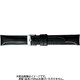 BCB99AR [時計ベルト 牛革 19mm幅 甲丸 ブラック]