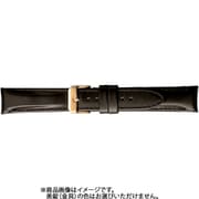 BCB99BP [時計ベルト 牛革 18mm幅 甲丸 ダークブラウン]