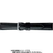 BCB075AS [時計ベルト 牛革 20mm幅 吸水・速乾クイックドライ ブラック]