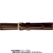 BCB075BS [時計ベルト 牛革 20mm幅 吸水・速乾クイックドライ ダークブラウン]