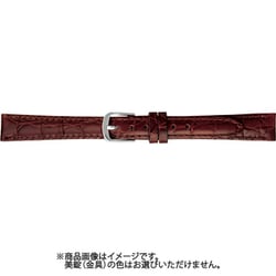 BKB621CI [時計ベルト 牛革型押し 12mm幅 茶]