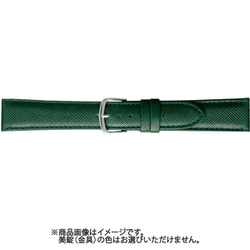BCB110MP [時計ベルト 牛革 18mm幅 グリーン]
