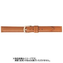 BCB610CJ [時計ベルト 牛革 13mm幅 茶]