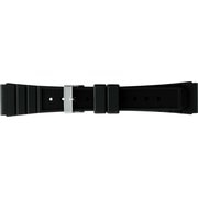 BGB018AS [時計ベルト ウレタン 20mm幅 ブラック]
