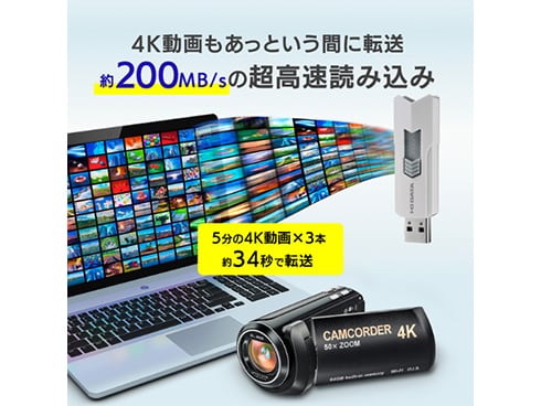 ヨドバシ.com - アイ・オー・データ機器 I-O DATA U3-DASH128G/W [高速