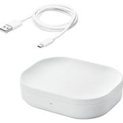 Airpods/TWS向け ワイヤレス充電器 卓上タイプ Qi認証 5W ケーブル1m付き ホワイト W-QAV01WH