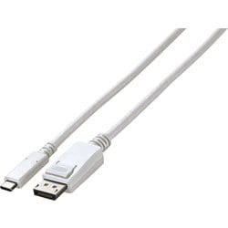 USB Type‐C - DisplayPortケーブル 2m ホワイト CP200-WT