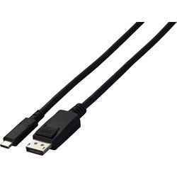 USB Type‐C - DisplayPortケーブル 2m ブラック CP200-BK