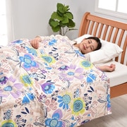 170×210cm ブルー ゆったりサイズダウンケット カバー付き