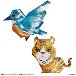 クラフトフレンズ パピるんず ワイルドライフ ベンガルタイガー＆カワセミ [ペーパークラフト]