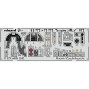 SS772 1/72 ホーカー テンペスト Mk.V ズームエッチングパーツ （エアフィックス用） [プラモデル用パーツ]