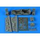 4865 1/48 TF-104G コックピットセット （キネティック用） [プラモデル用パーツ]