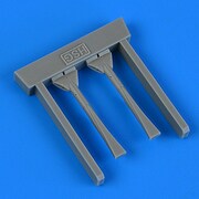 49013 1/48 F-4 ファントムII 燃料投棄ノズル 2個入 （ハセガワ用） [プラモデル用パーツ]