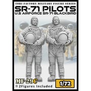 MF-29A 1/72 アメリカ空軍戦略偵察機 SR-71 パイロット＆RSOセット 2体セット [組立式プラスチックモデル]