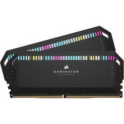 DOMINATOR PLATINUM RGB DDR5 UDIMM 64GB （32GBx2） DDR5-5600 （PC5-44800） CL40/1.25V XMP3.0 Black CMT64GX5M2X5600C40