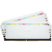 DOMINATOR PLATINUM RGB DDR5 UDIMM 32GB (16GBx2) DDR5-6200 (PC5-49600) CL36/1.3V XMP3.0 White CMT32GX5M2X6200C36W