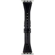 RWM020AU [Apple Watch 対応ベルト 38/40/41mm用 スコッチガードレザー（牛革）ベルト ブラック]