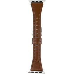 RWM020CU [Apple Watch 対応ベルト 38/40/41mm用 スコッチガードレザー（牛革）ベルト ブラウン]