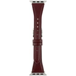 RWM020EU [Apple Watch 対応ベルト 38/40/41mm用 スコッチガードレザー（牛革）ベルト ワイン]