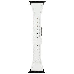 RWM520WU [Apple Watch 対応ベルト 38/40/41mm用 スコッチガードレザー（牛革）ベルト ホワイト]