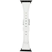 RWM520WU [Apple Watch 対応ベルト 38/40/41mm用 スコッチガードレザー（牛革）ベルト ホワイト]