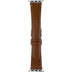 RWM021CU [Apple Watch 対応ベルト 38/40/41mm用 スコッチガードレザー（牛革）ベルト ブラウン]