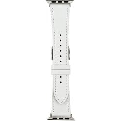 RWM021WU [Apple Watch 対応ベルト 38/40/41mm用 スコッチガードレザー（牛革）ベルト ホワイト]