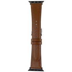 RWM521CU [Apple Watch 対応ベルト 38/40/41mm用 スコッチガードレザー（牛革）ベルト ブラウン]