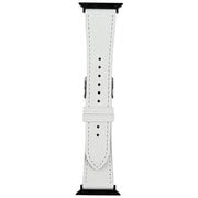 RWM521WU [Apple Watch 対応ベルト 38/40/41mm用 スコッチガードレザー（牛革）ベルト ホワイト]