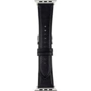 RWM021AW [Apple Watch 対応ベルト 42/44/45mm用 スコッチガードレザー（牛革）ベルト ブラック]