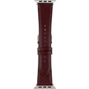 RWM021EW [Apple Watch 対応ベルト 42/44/45mm用 スコッチガードレザー（牛革）ベルト ワイン]